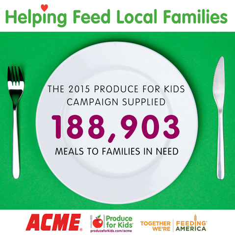 Produce For Kids Acme and Feeding America