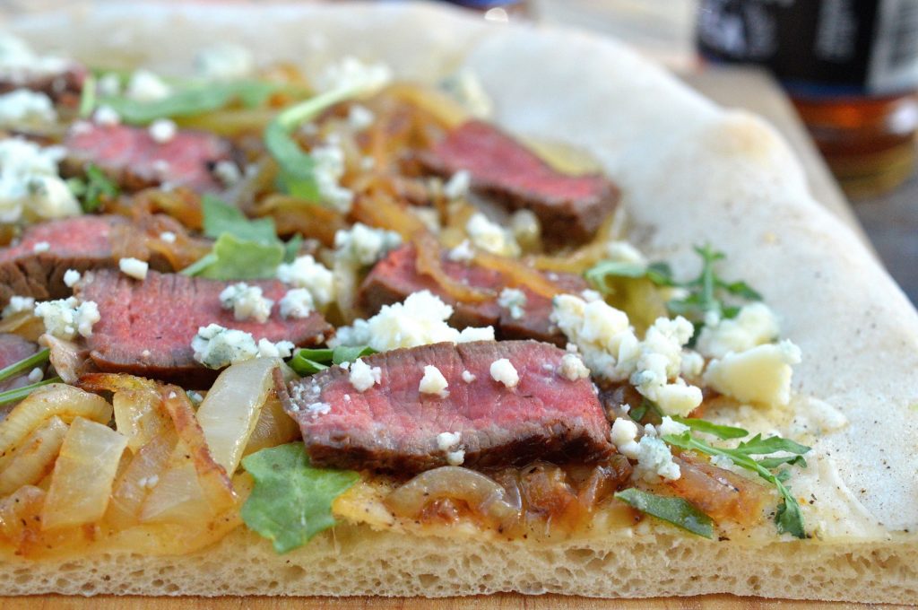 Fillet Mignon Caramelized Onion & Blue Cheese Pizza