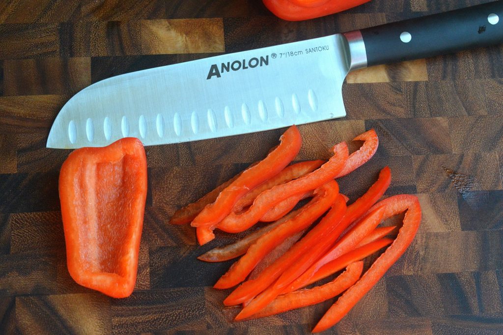 Anolon santoku Knife from potsandpans.com