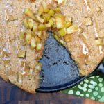 Apple Skillet Cookie made with fresh ground whole wheat flour. How To Grind your own Flour
