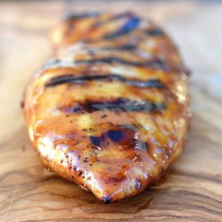 Grilled Honey Bourbon BBQ Chicken