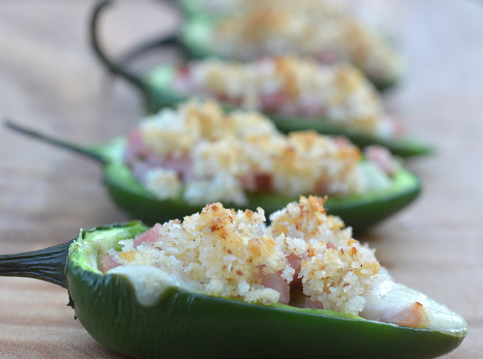 Cuban Sandwich Stuffed Jalapeno peppers