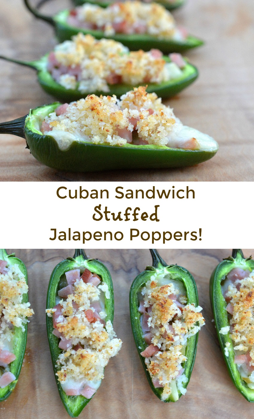 Cuban Sandwich Stuffed Jalapeno Poppers