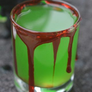 Halloween Recipe - Halloween Cocktail - The Poison Frog My take on Green Apple Moonshine