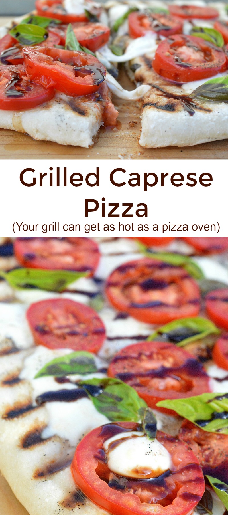 Caprese Pizza On The Grill