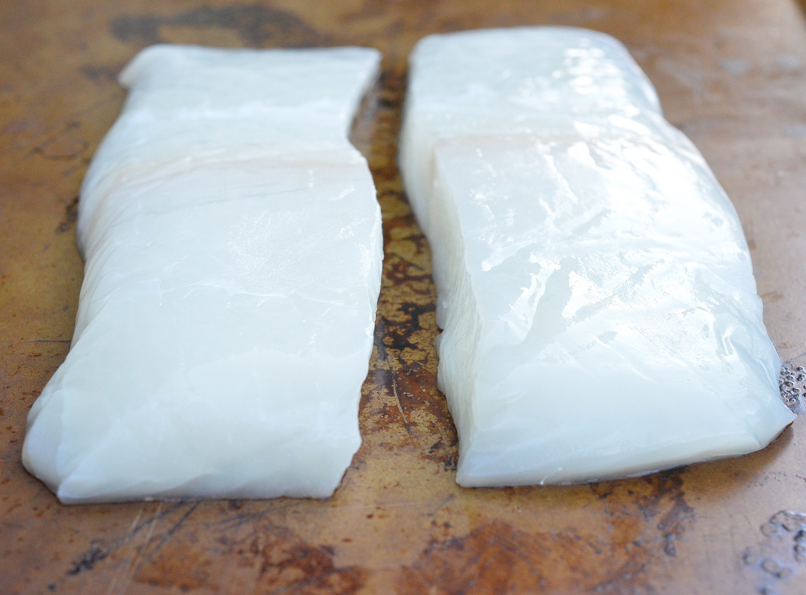 Fresh Halibut for thai red curry fish