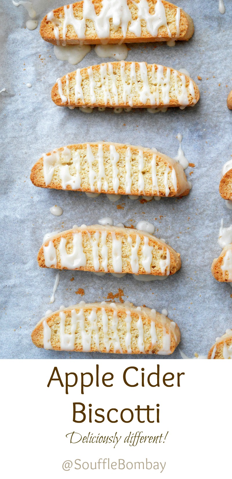 Apple Cider Biscotti are different, delicious and make a great food gift! 