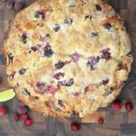 Cranberry Soda Bread is pretty and festive. It is sweet and moist and perfect for gift giving, breakfast or brunch!