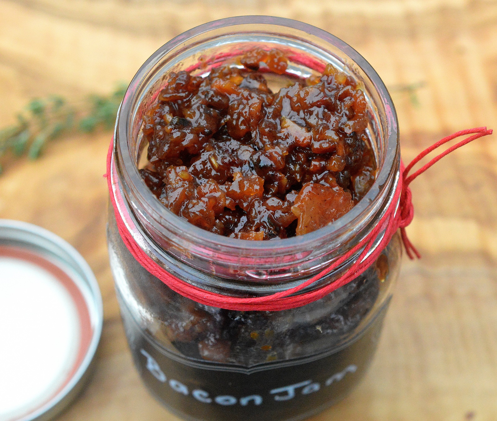 Bacon Jam is ridiculously delicious and different! Good on so many things!