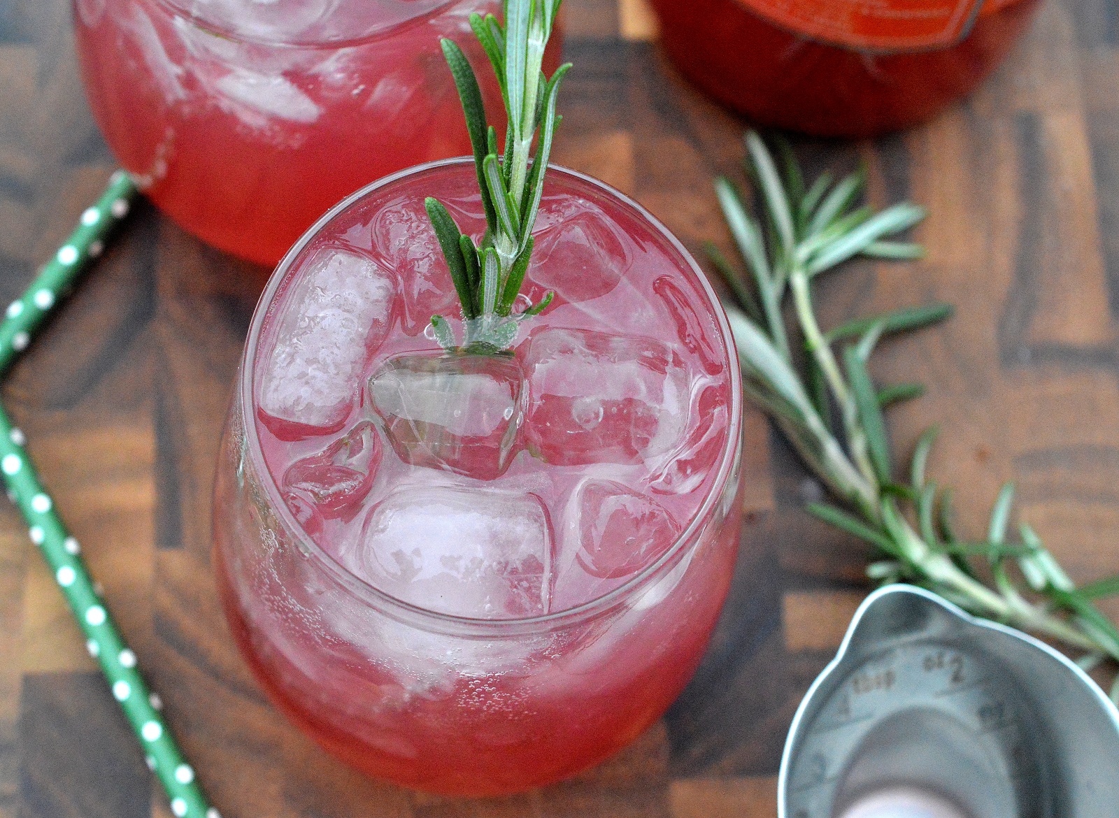 Delicious Blood Orange Rosemary Vodka Cooler