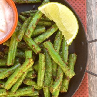Cajun Green Beans - Delicious, healthy and just 2 ingredients to make!
