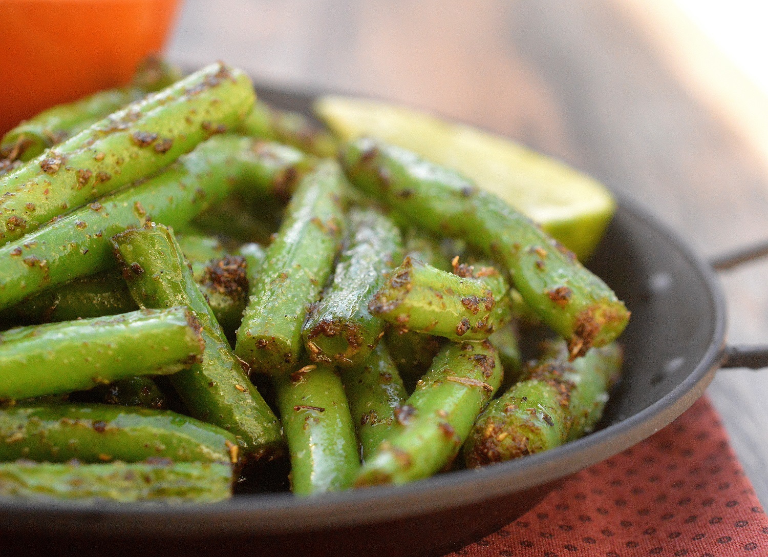 Cajun Green Beans recipe Healthy, delicious and just 2 ingredients to make!