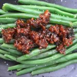 Steamed Green Beans with Bacon Jam are OMG delicious!
