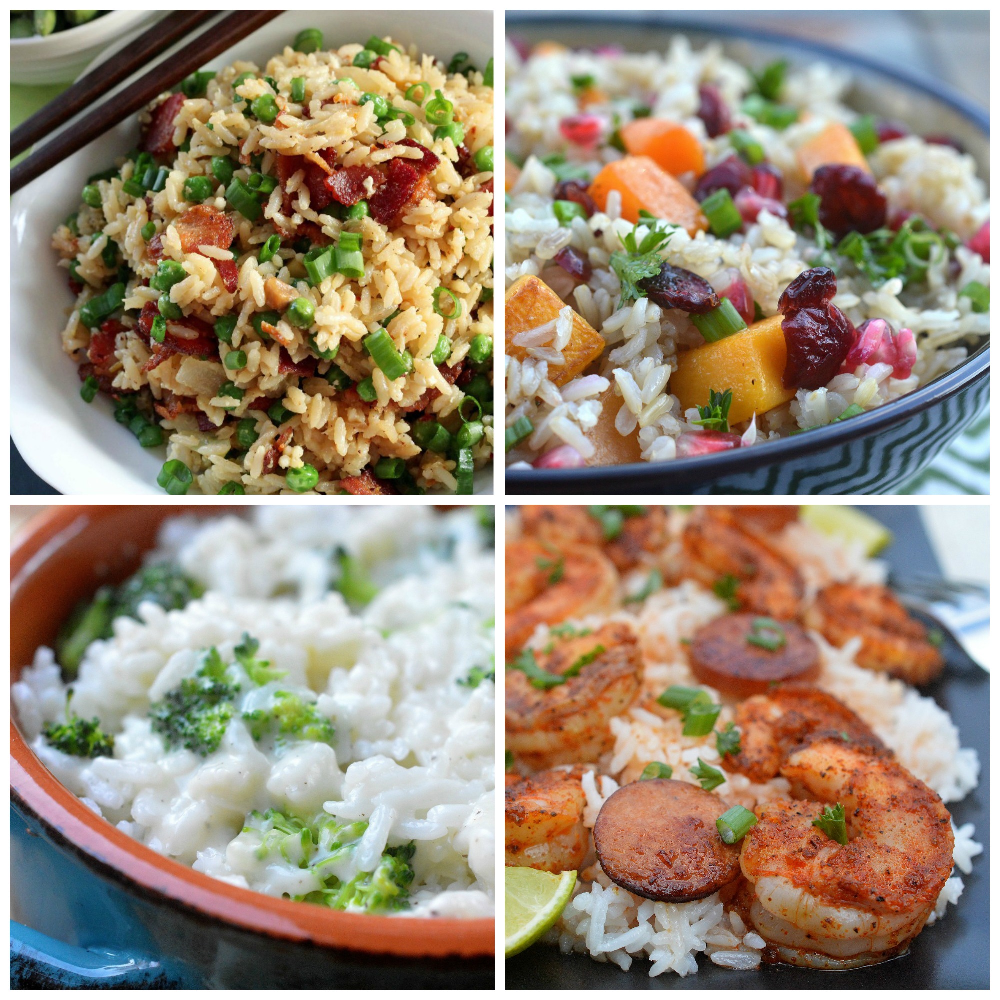 Veetee Dine In Rice Dishes - Bacon Fried Rice, Fall Harvest Bowl, Cheesy Broccli & Rice & One Pot Cajun Shrimp & Sausage over Rice