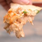 Cheesy Chicken Taco Dip...A handful of ingredients delivers warm deliciousness!