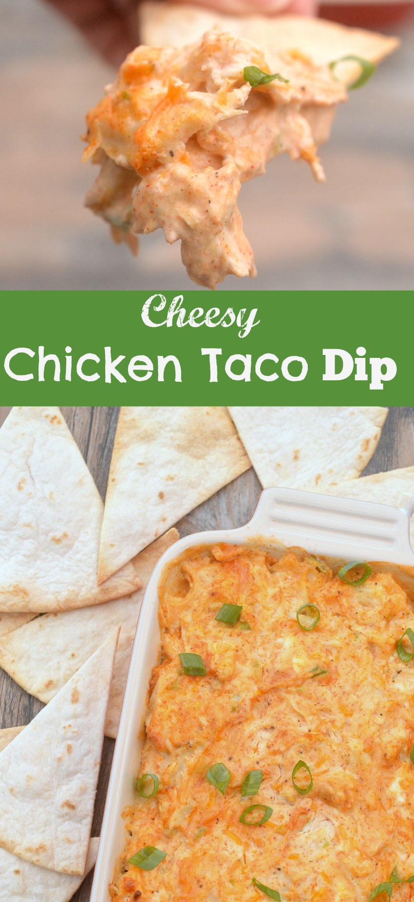 Mexican Chicken Dip Pinterest pin