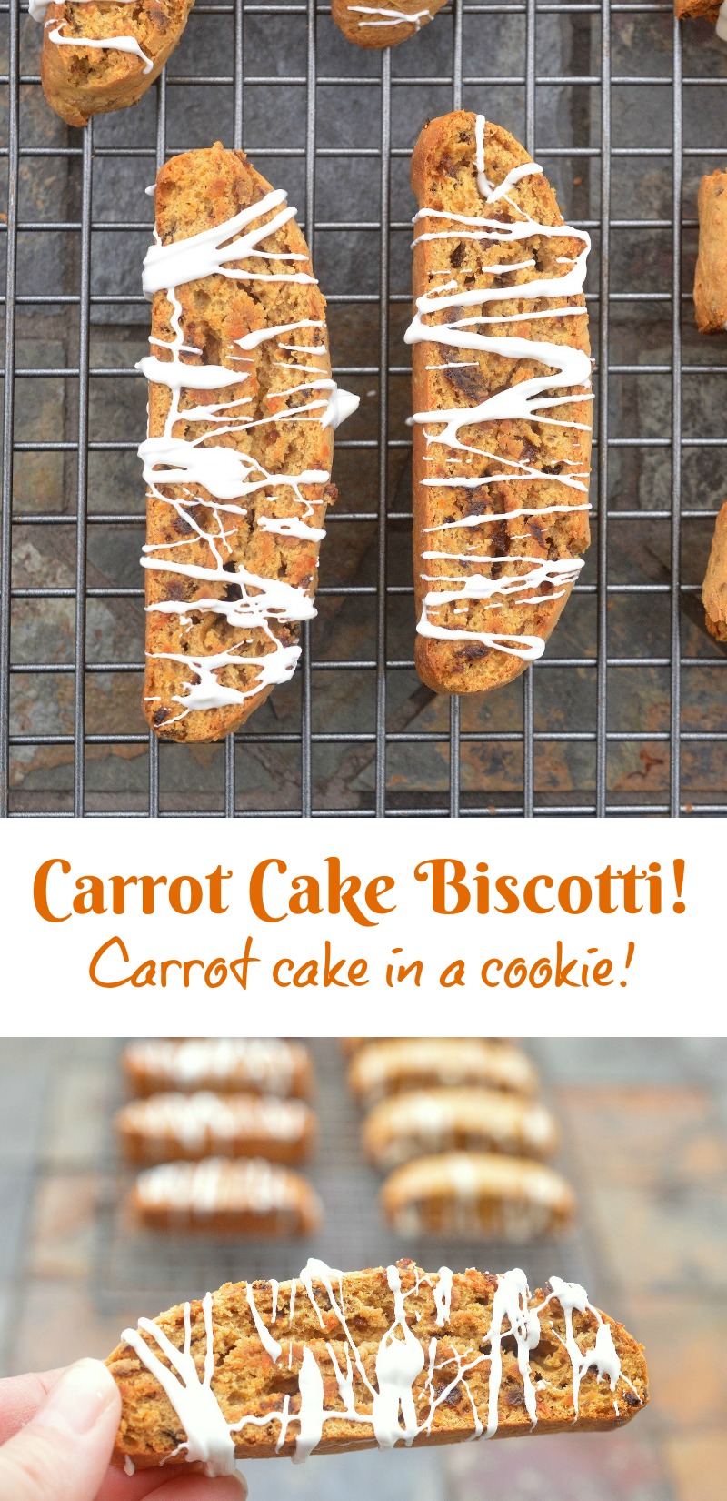 Carrot Cake Biscotti recipe