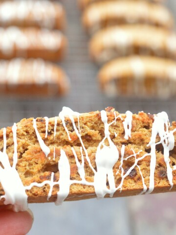 Carrot Cake Biscotti - The flavors of carrot cake in biscotti form. Easier to make too!