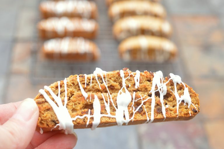 Carrot Cake Biscotti - The flavors of carrot cake in biscotti form. Easier to make too!