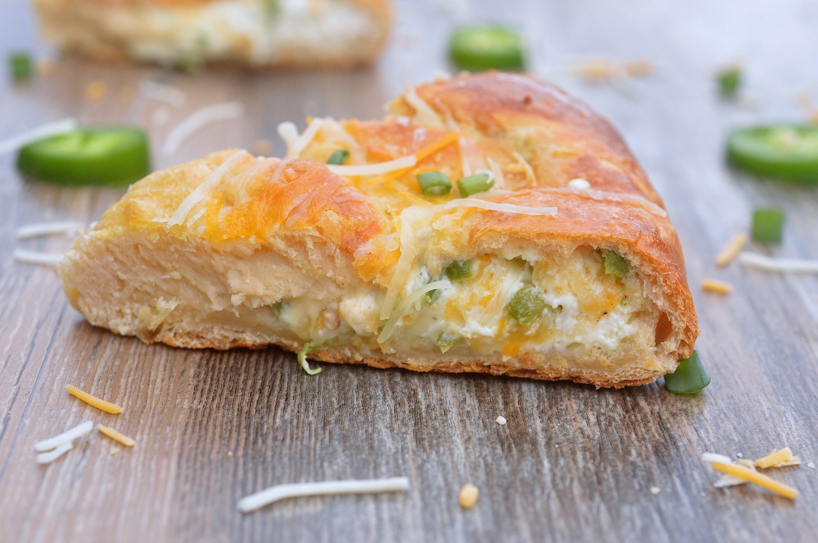 Jalapeno Popper Stuffed Crescent Roll Ring