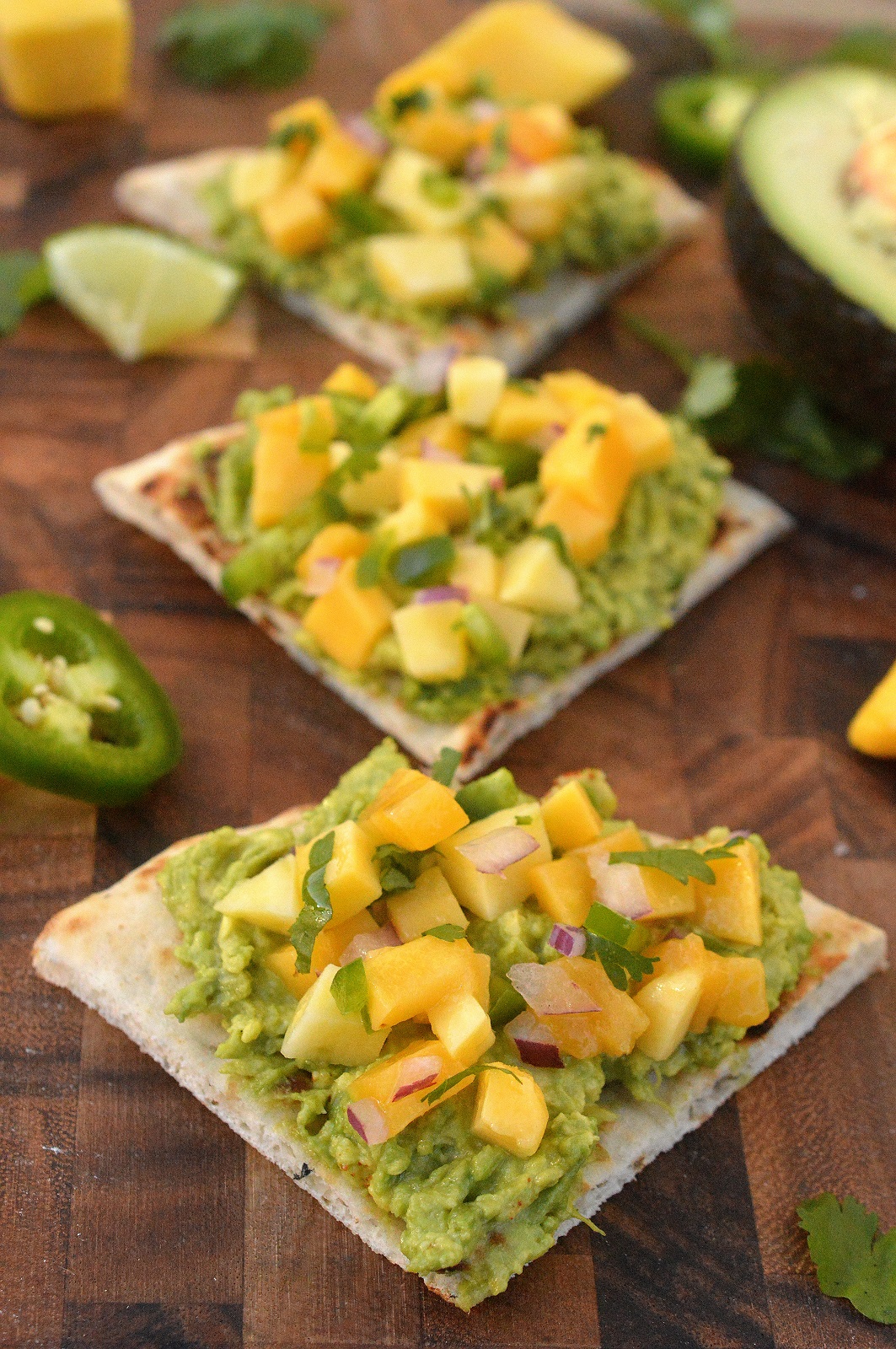 Delicious & refreshing Avocado Mango Toast 