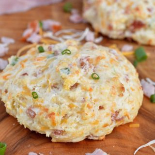 Ham and Cheese Buttermilk Biscuits