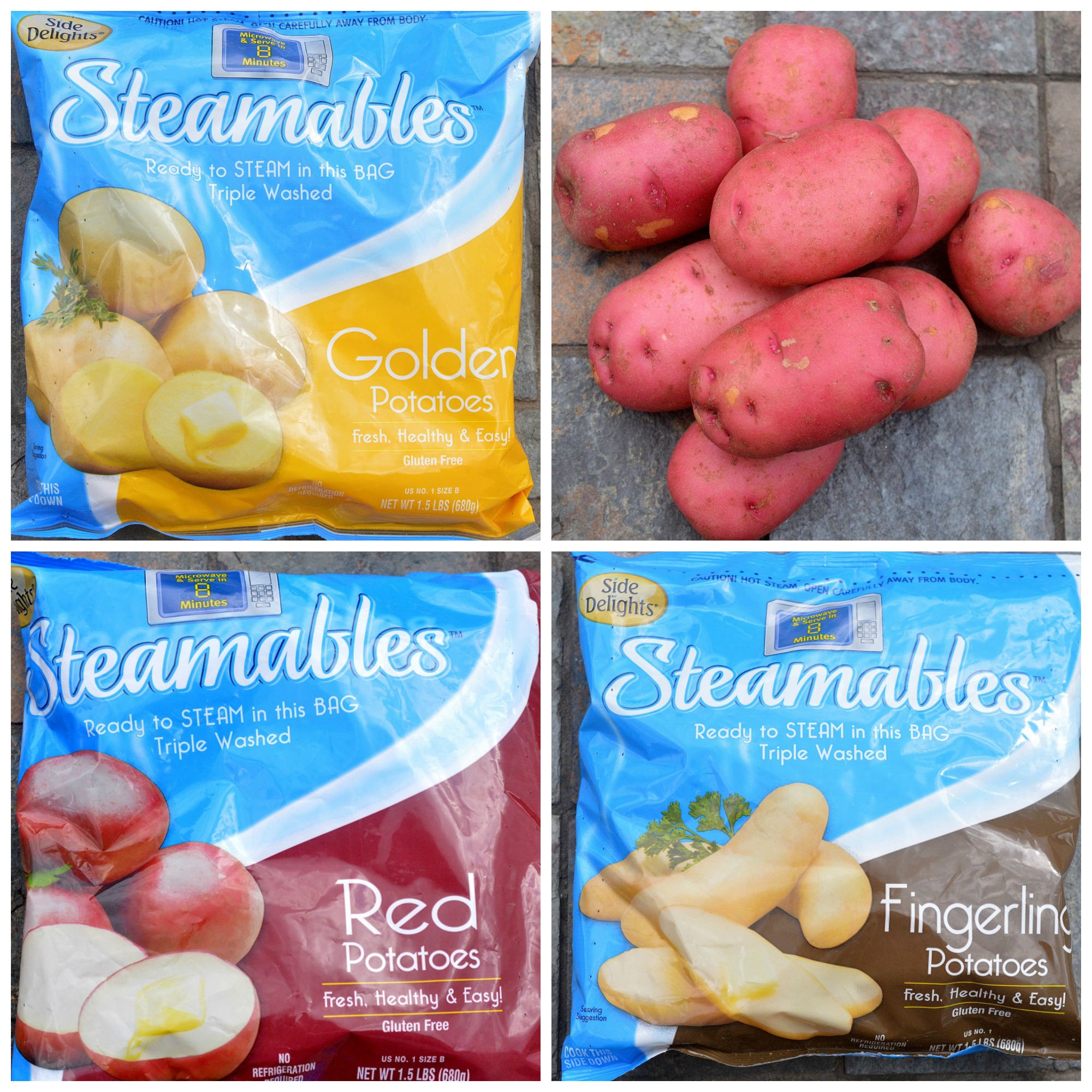 Side Delights Steamables - The easiest way to start any potato dish!