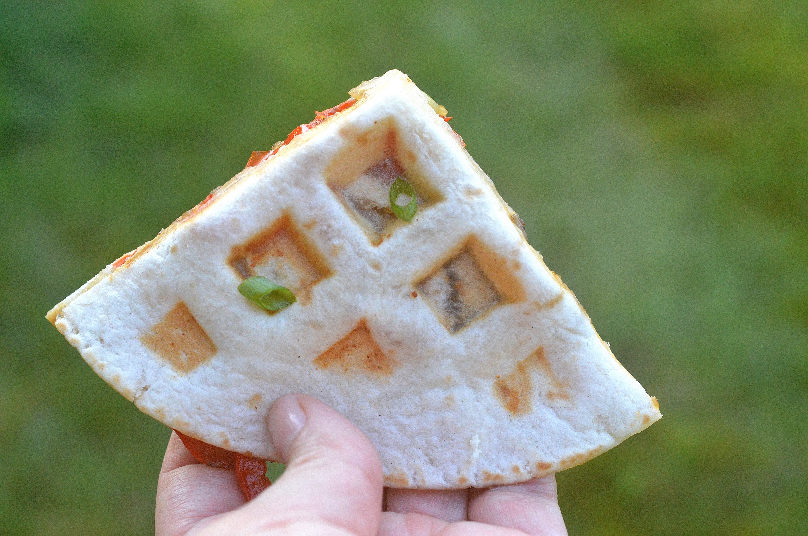 Making Steak Quesadillas in Your Waffle Maker is so easy and so delicious! No flipping required!