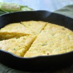 Oprah's Skinny Cornbread Recipe made in a cast iron skillet