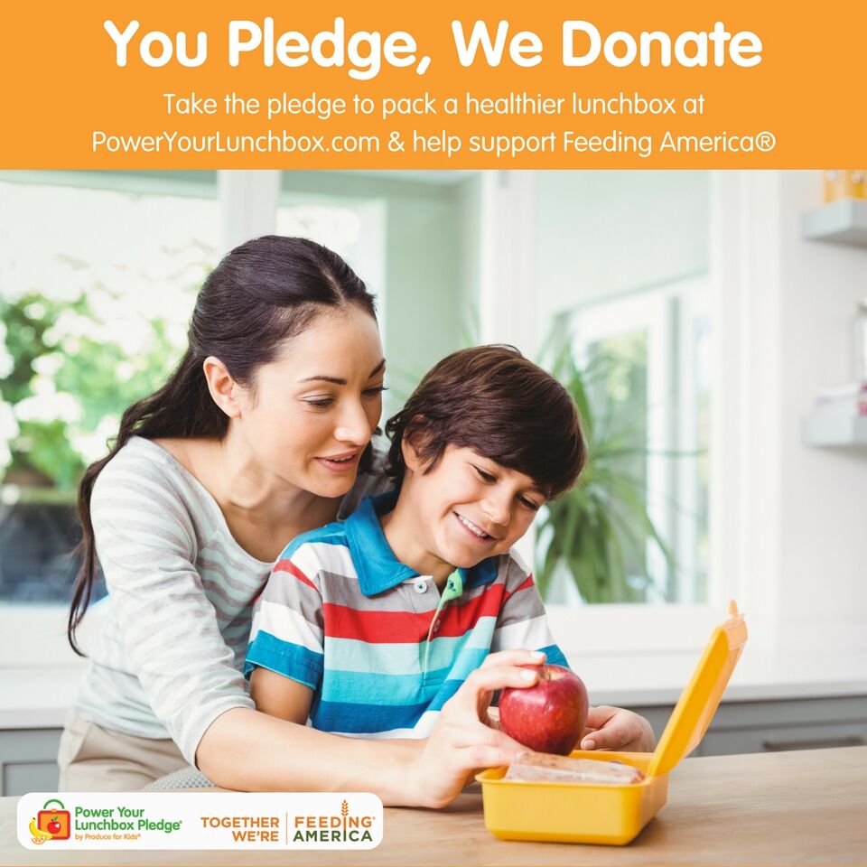 Take the Power Your Lunchbox Pledge and help feed families!