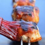 Grilled Bacon Wrapped Chicken Skewers are easy to make, full of flavor and gluten free!