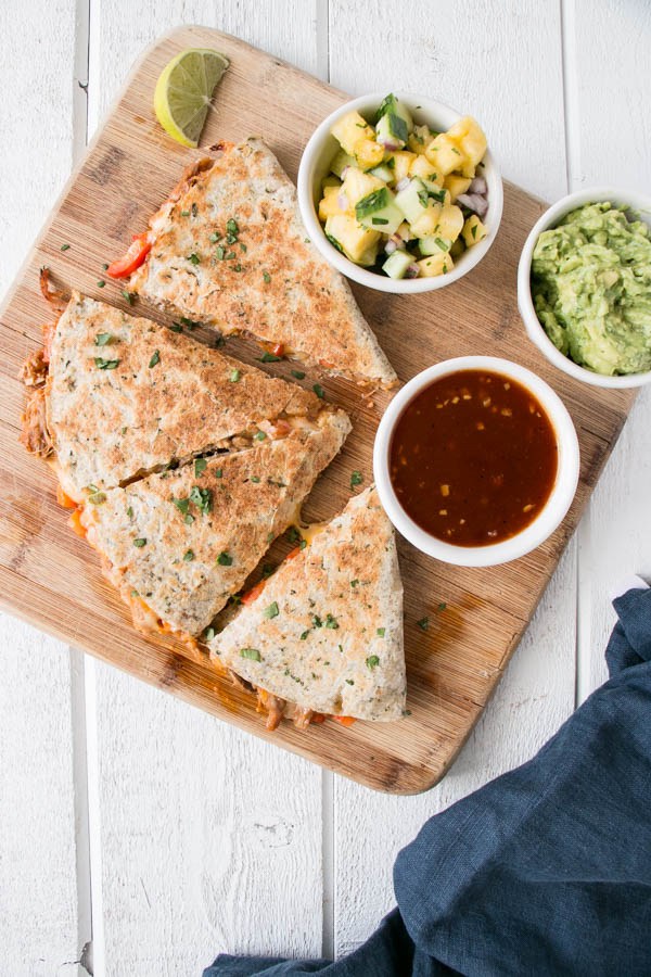 5 Ingredient Pulled Pork Quesadillas