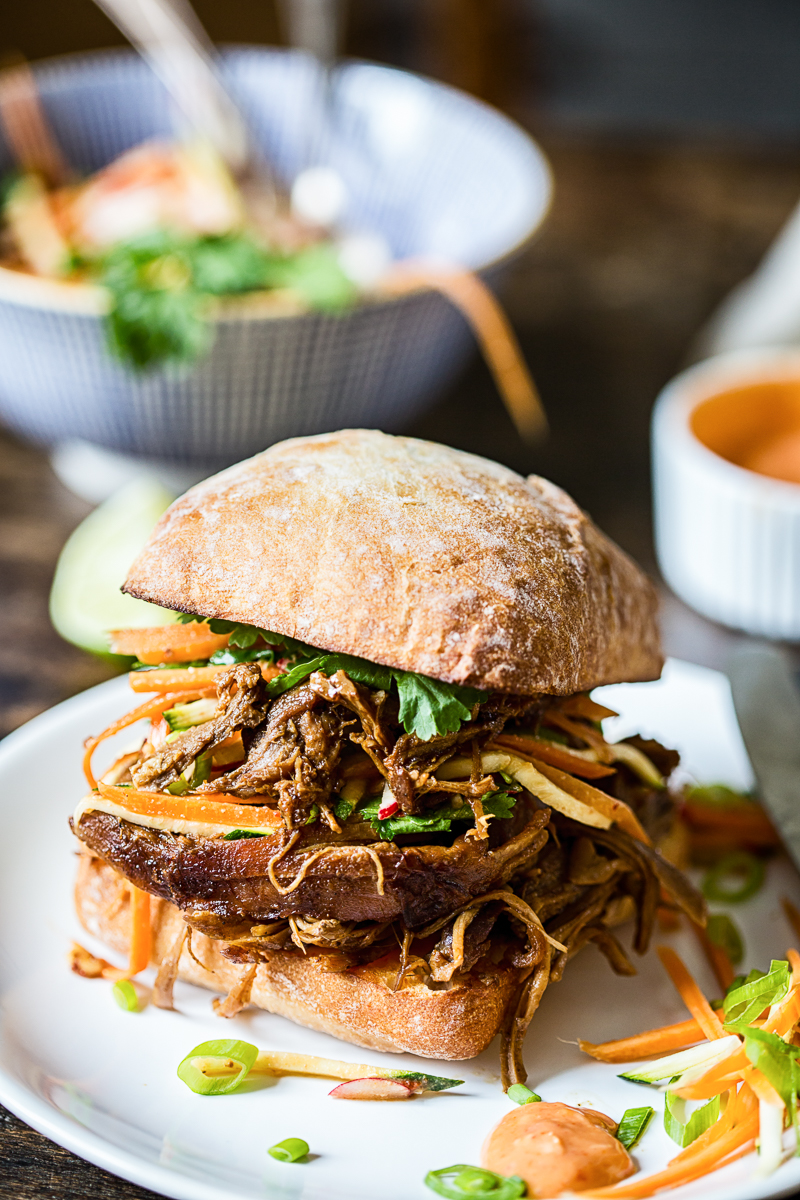 Asian Pulled Pork Sandwiches