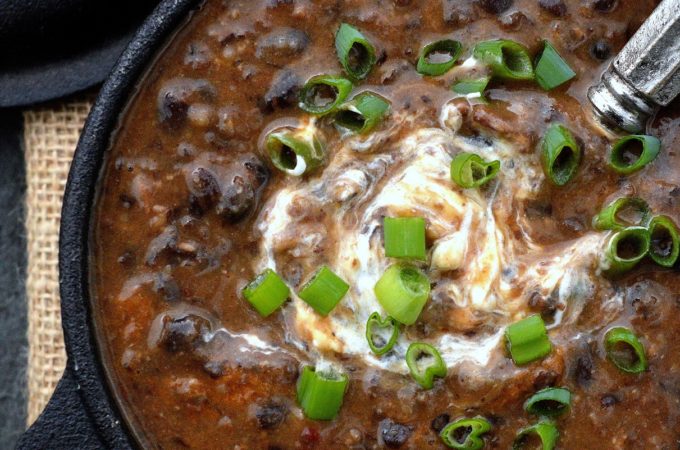 Classic Black Bean Soup Recipe - Bacon helps give this soup big flavor!