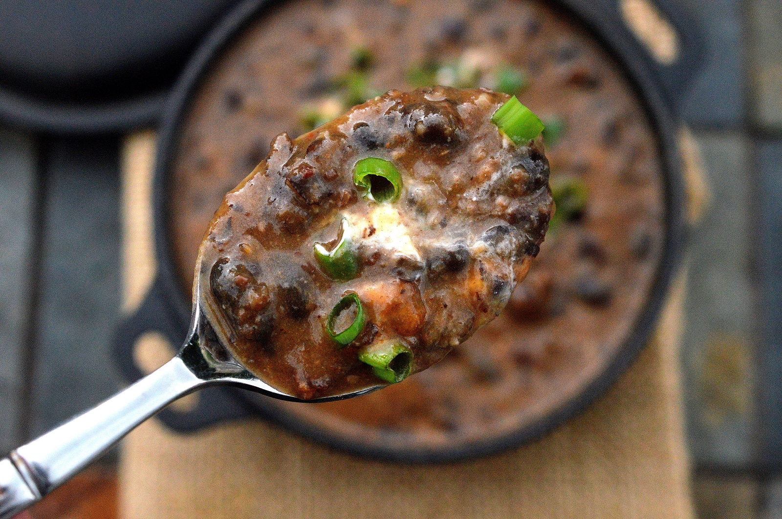 Delicious Black Bean and Bacon Soup Recipe. 