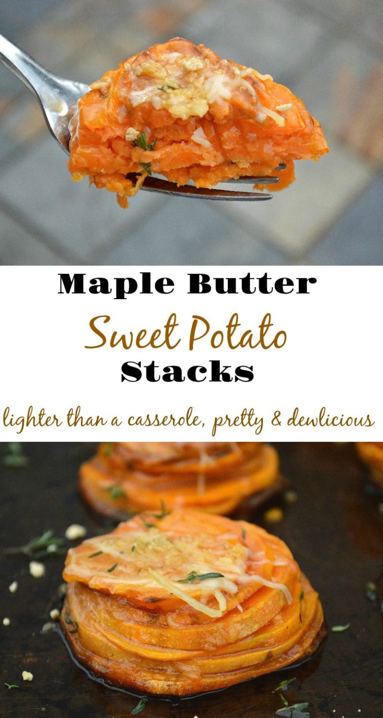Maple Butter Sweet Potato Stacks are delicious and easy to make, plus ...