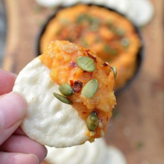 Sweet Potato Hummus is delicious, easy and good for you too!