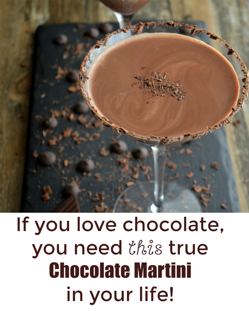 M&M Chocolate Martini Recipe 