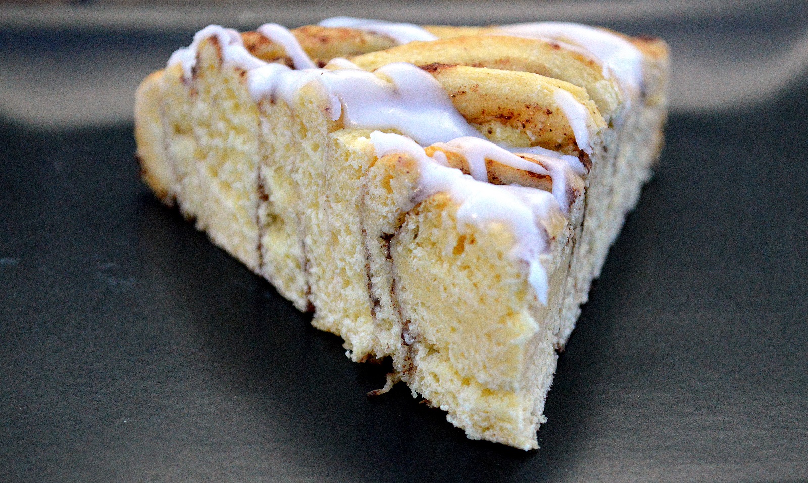 Cinnamon Bun Cake! Just pop the can, wrap, bake and ice! 