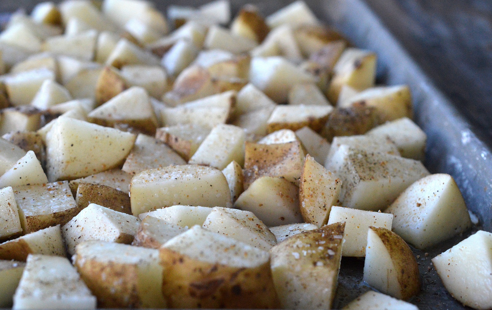 Loaded Sheet Pan Roasted Potatoes are easy and always a hit!