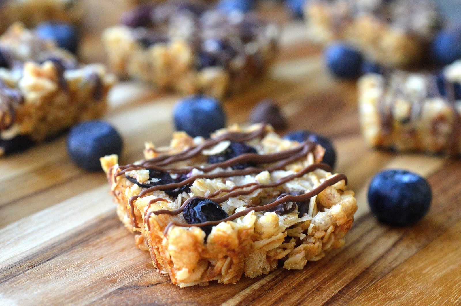 Chocolate Chip and Blueberry Granola Bites