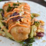 Crispy Fish Tacos with Asian Slaw and Sriracha Mayo. These are crisp, full of flavors and SO easy to make!