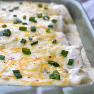 This is the BEST White Chicken Enchiladas Recipe! Better than most restaurants!