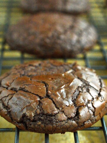 Brownie Cookie Recipe. Image or brownie cookies