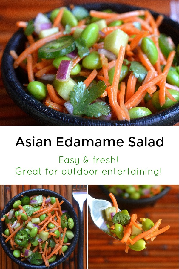 Asian Edamame Salad, so good and easy to make!