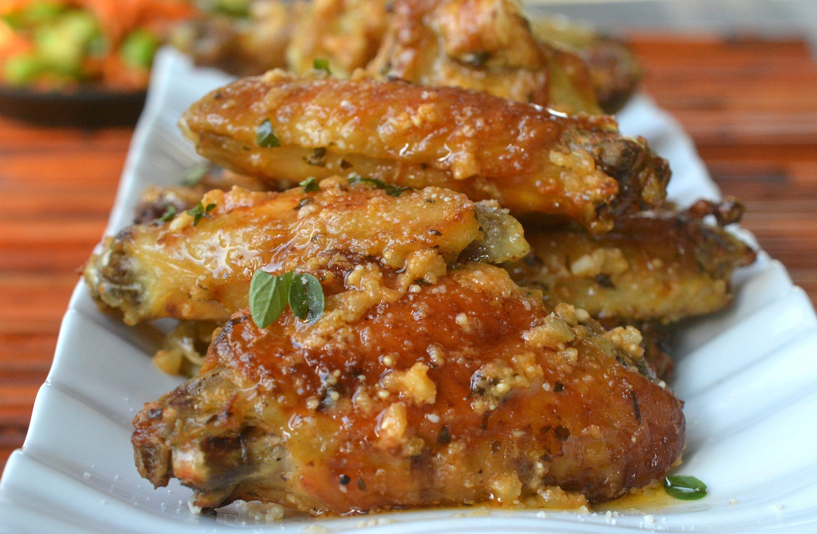 Crispy Baked Parmesan Garlic Wings