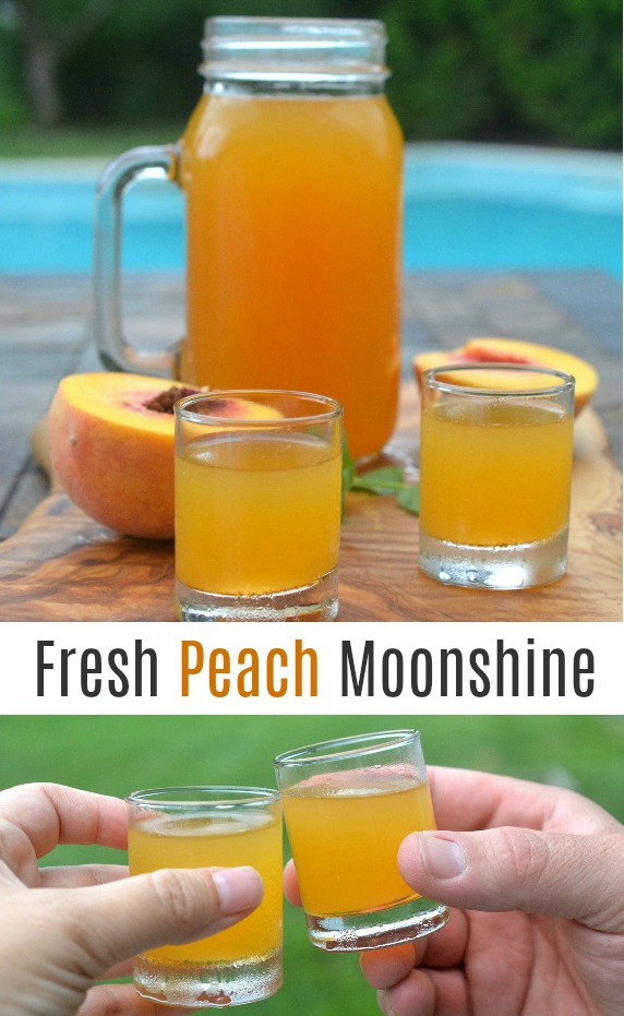 Fresh Peach Moonshine Recipe - Souffle Bombay