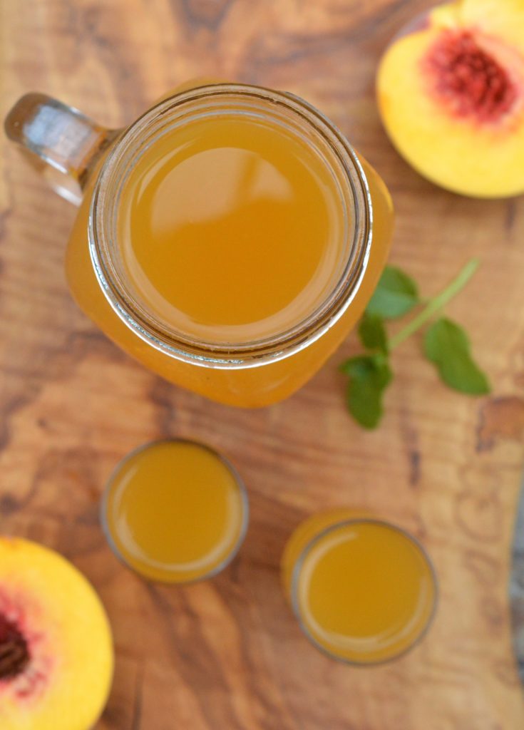 Fresh Peach Moonshine Recipe Souffle Bombay