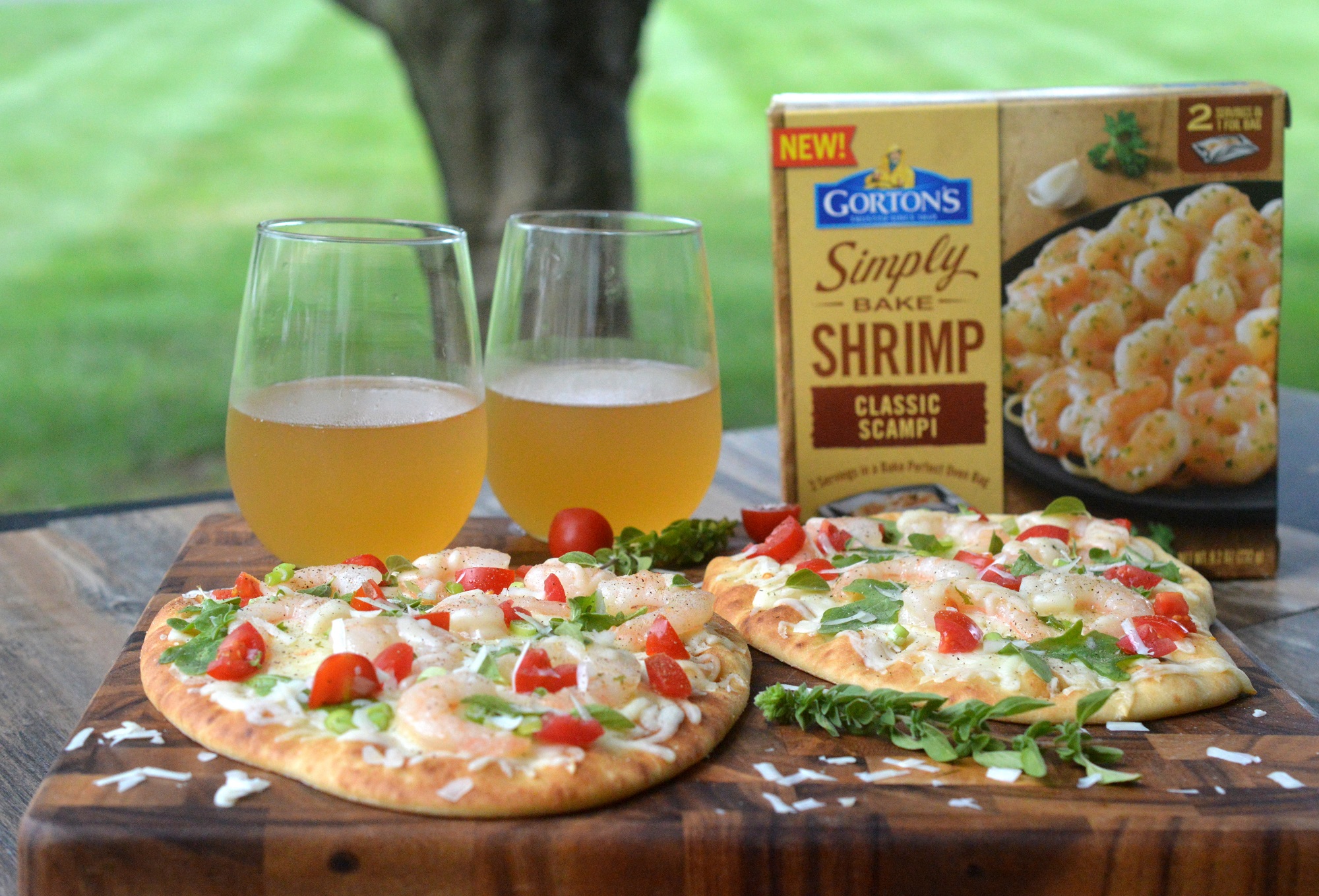 Shrimp Scampi Flatbread