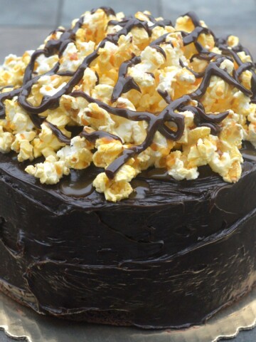 Chocolate Popcorn Cake